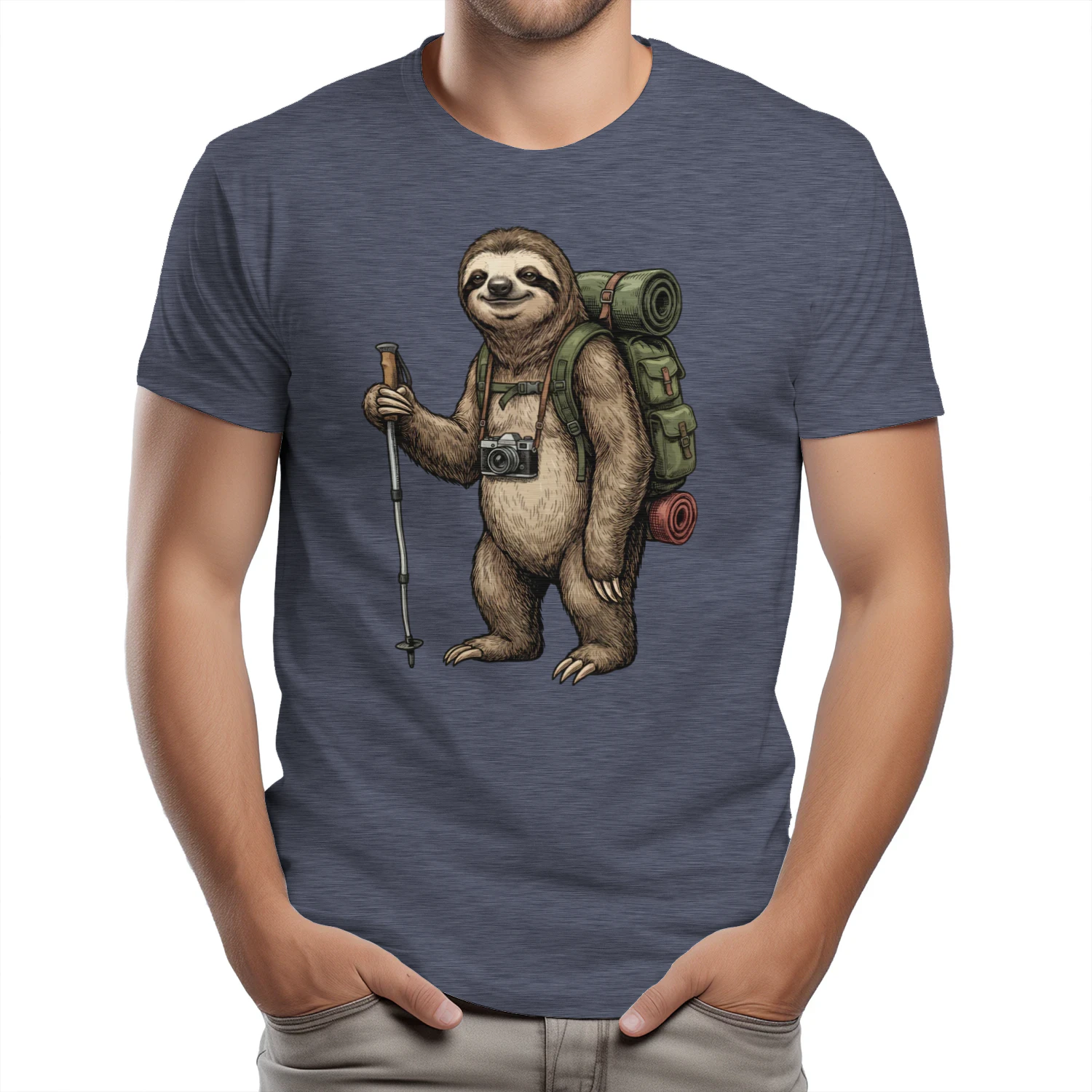 Hiking Sloth T-shirt