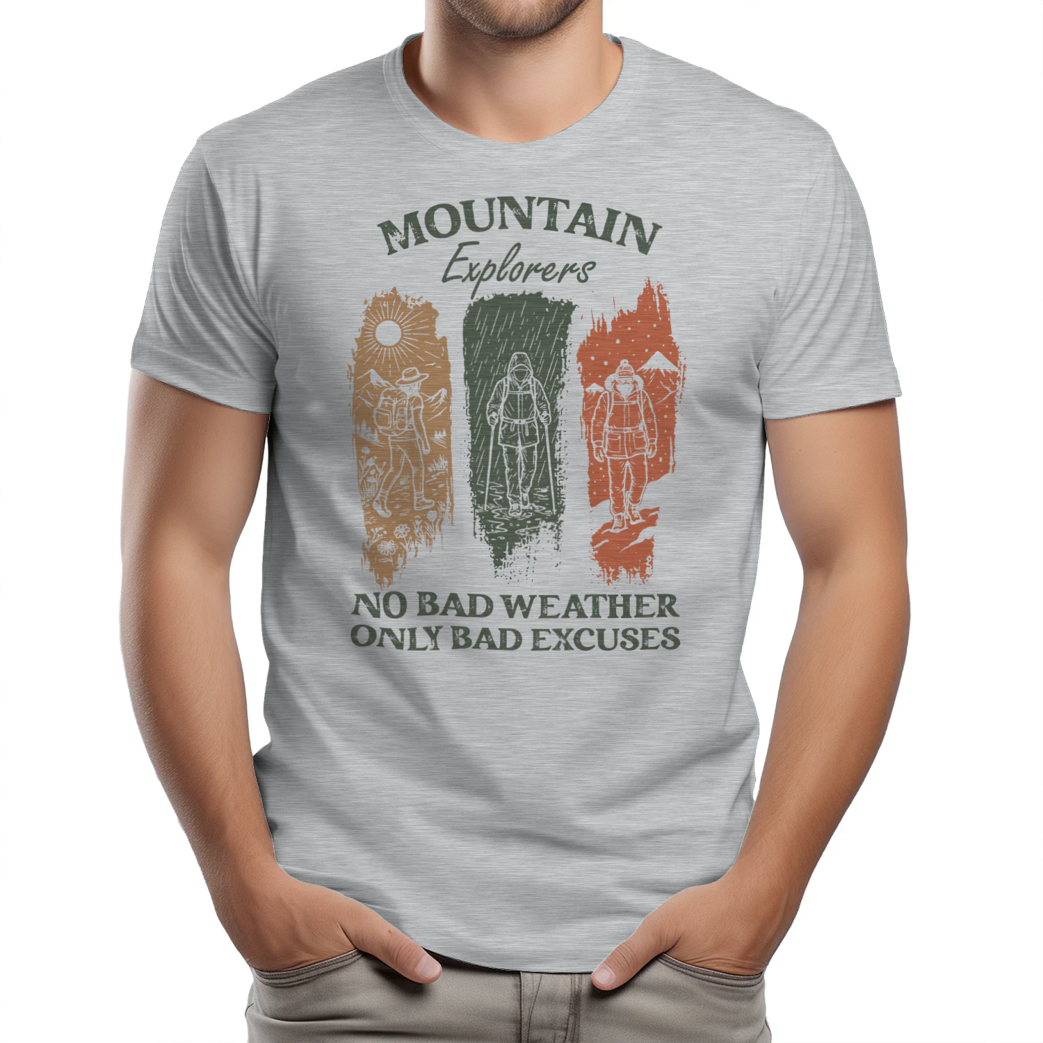 No Bad Weather Only Bad Excuses T-shirt