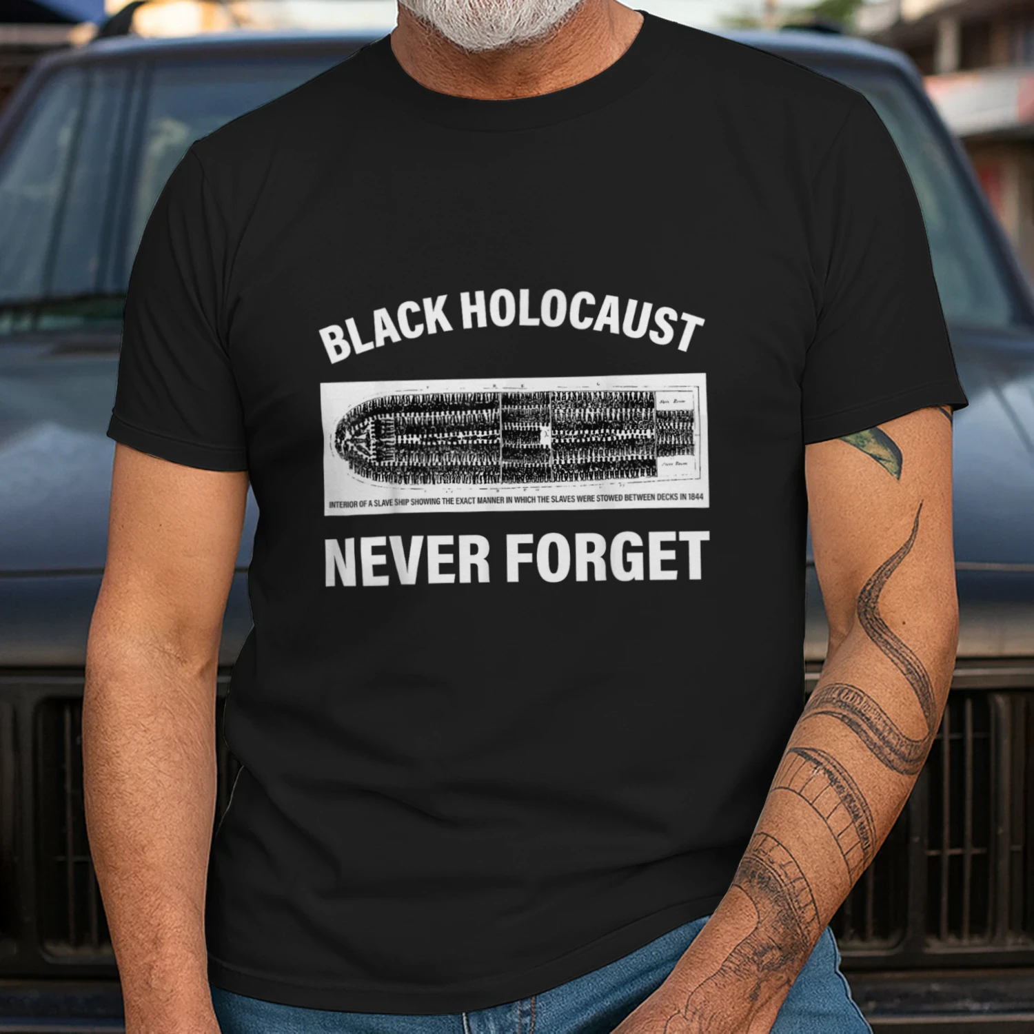 Never Forget Black Holocaust Afro Black History Month