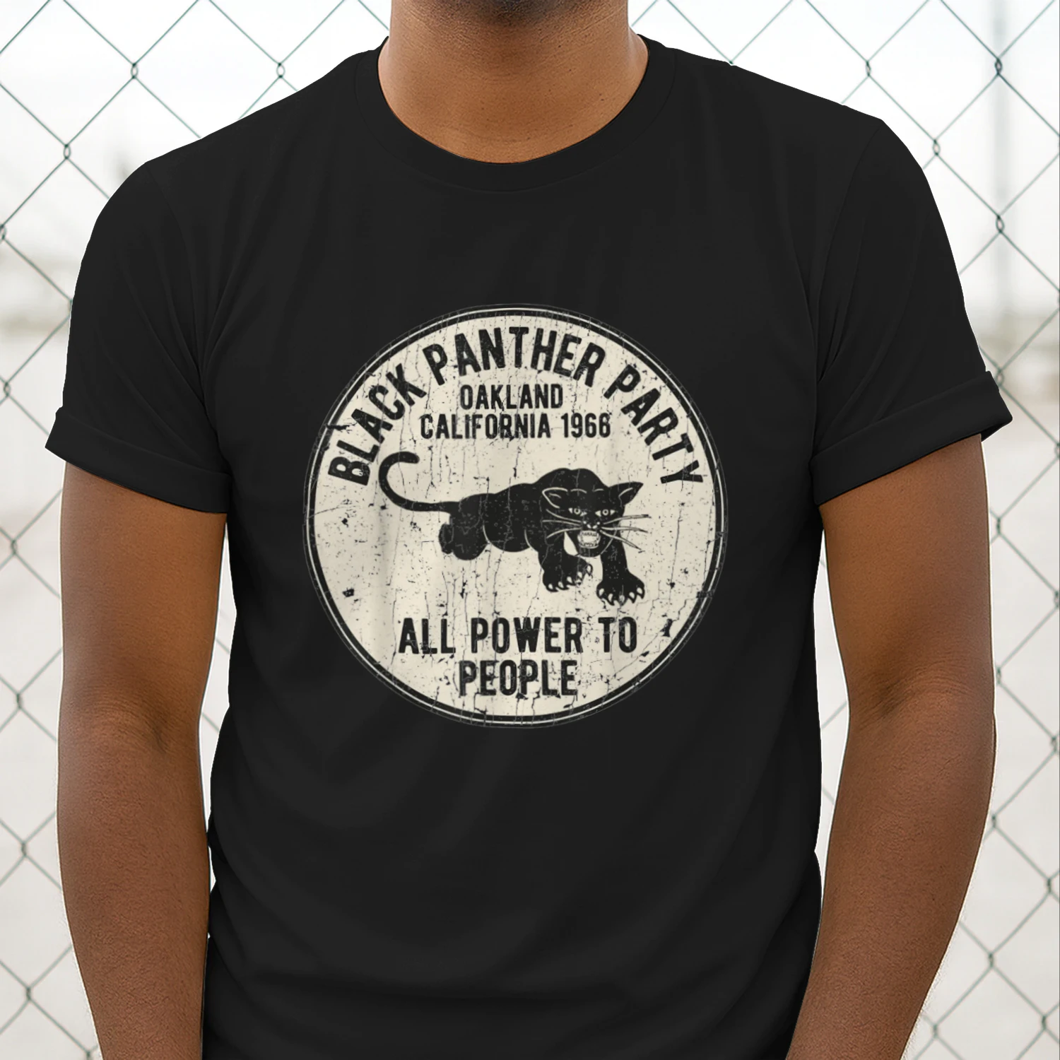 Oakland California 1966 Black Panther Party Distressed