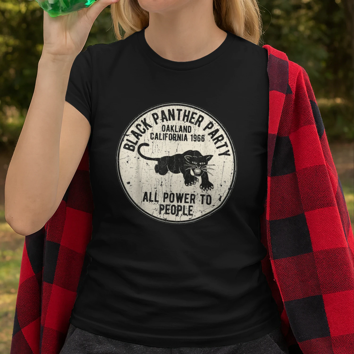 Oakland California 1966 Black Panther Party Distressed
