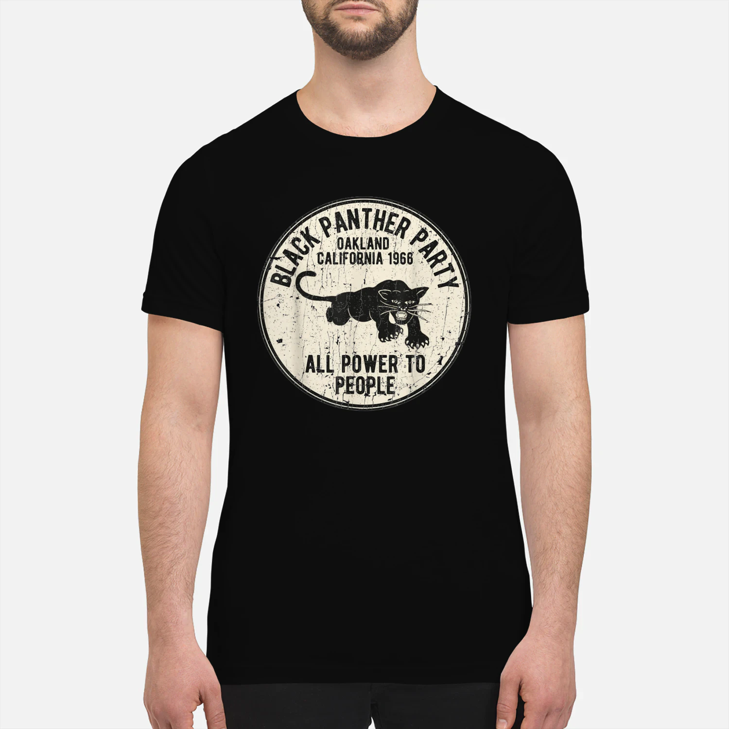 Oakland California 1966 Black Panther Party Distressed
