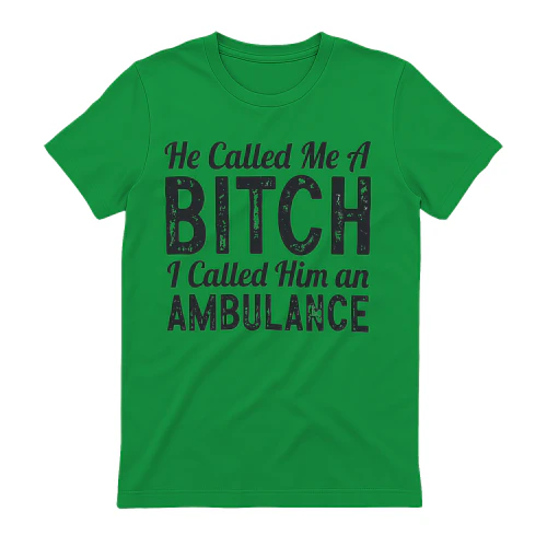 He Called Me Bitch I Called Him On Ambulance 