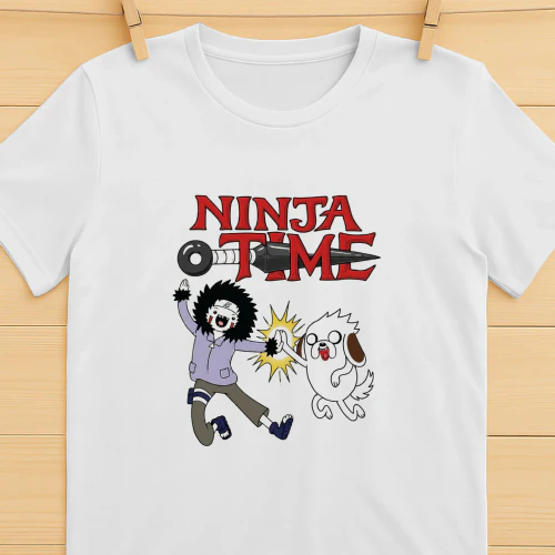 Ninja Time Kiba And Akamaru Parody Shirt