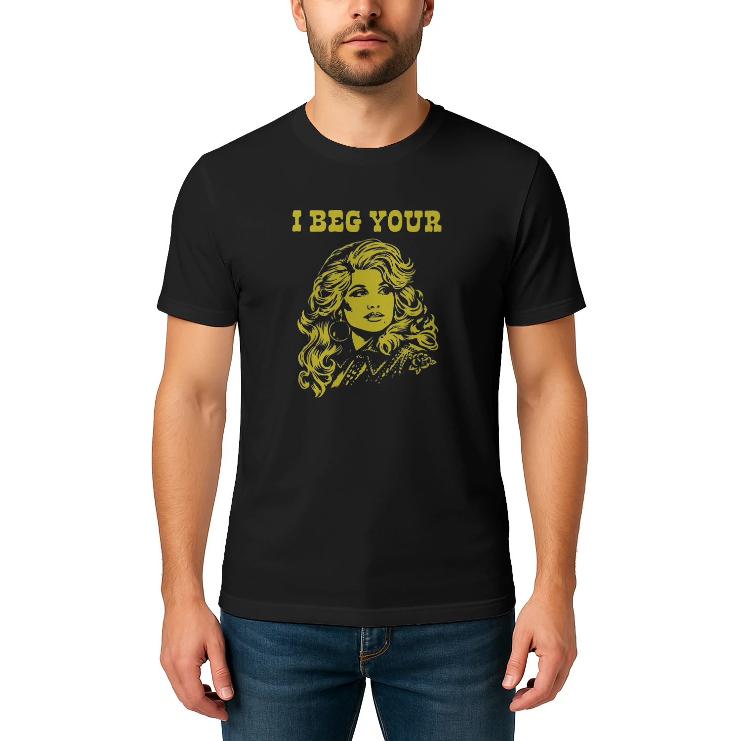 I Beg Your Parton T-shirt  Dolly Parton Country Music Design
