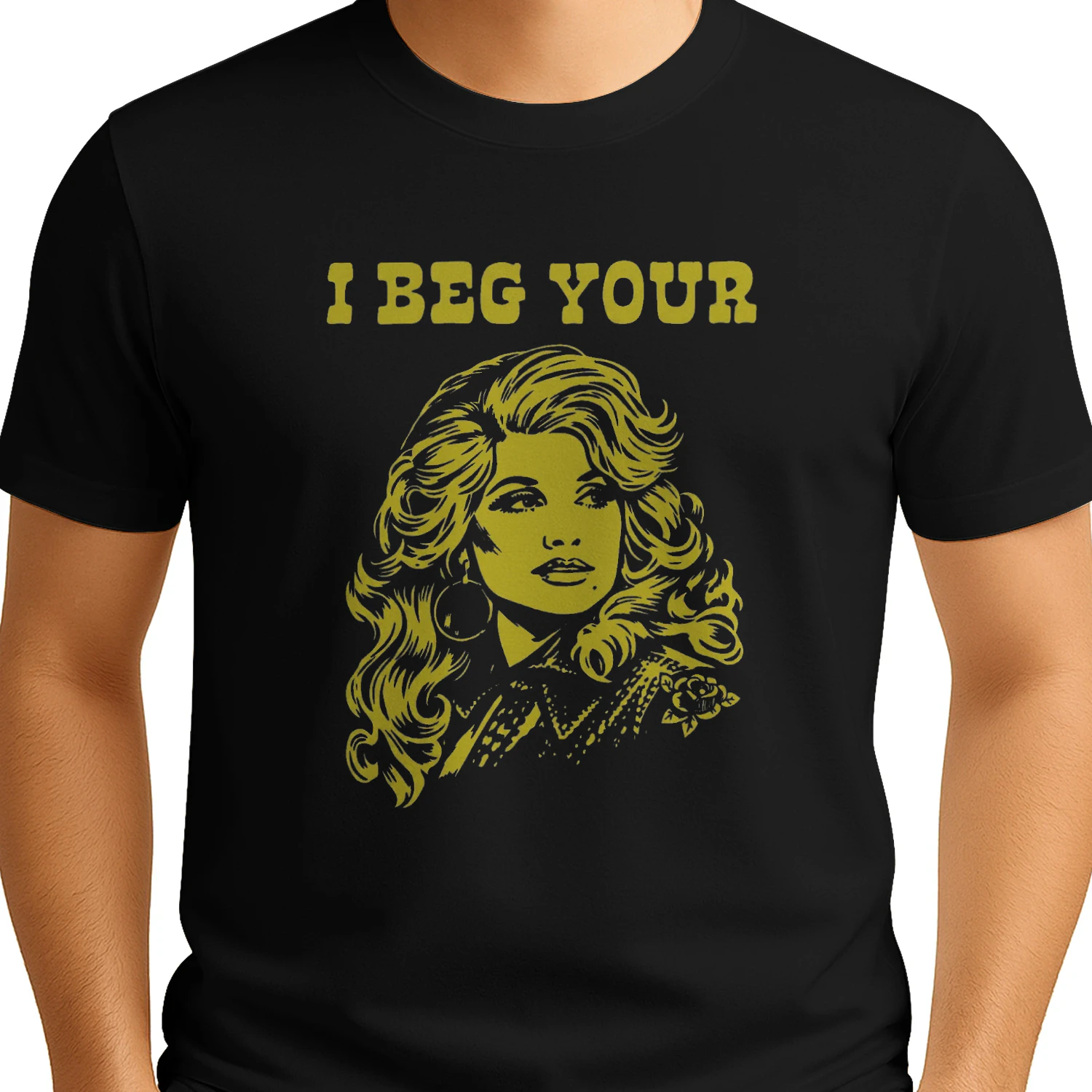 I Beg Your Parton T-shirt  Dolly Parton Country Music Design