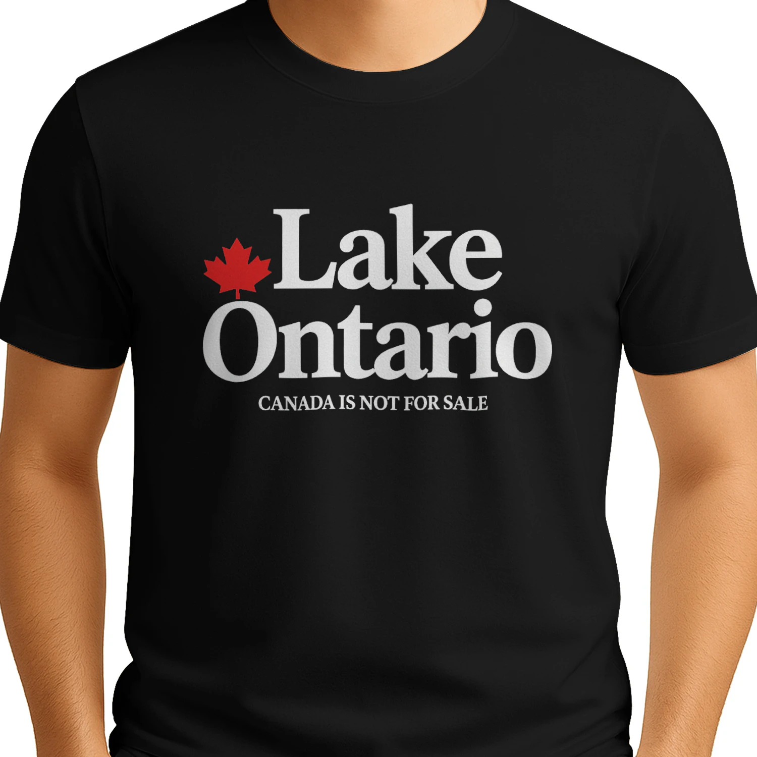 Lake Ontario Canada Is Not For Sale T-shirt-Canadian Pride Design