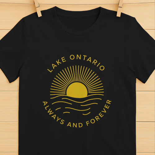 Lake Ontario Always And Forever Classic Shirt-Great Lakes Pride Design