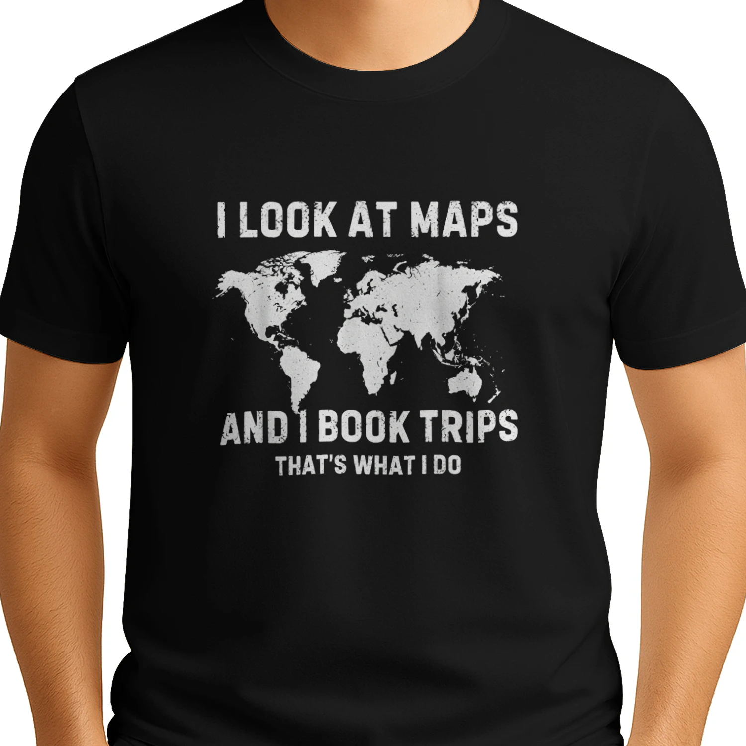 I Look At Maps And I Book Trips Thats What I Do Travel T-shirt  Travel Lover Design