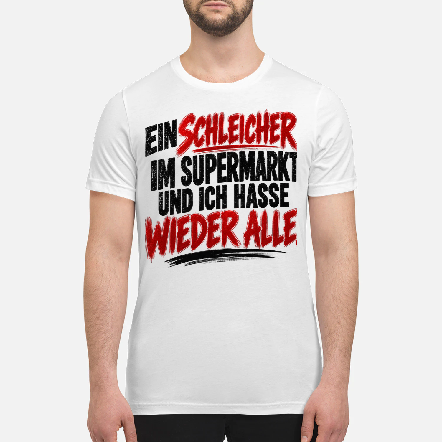 GERMANY - EIN SCHLEICHER IM SUPERMARKT UND ICH HASSE WIEDER ALLE