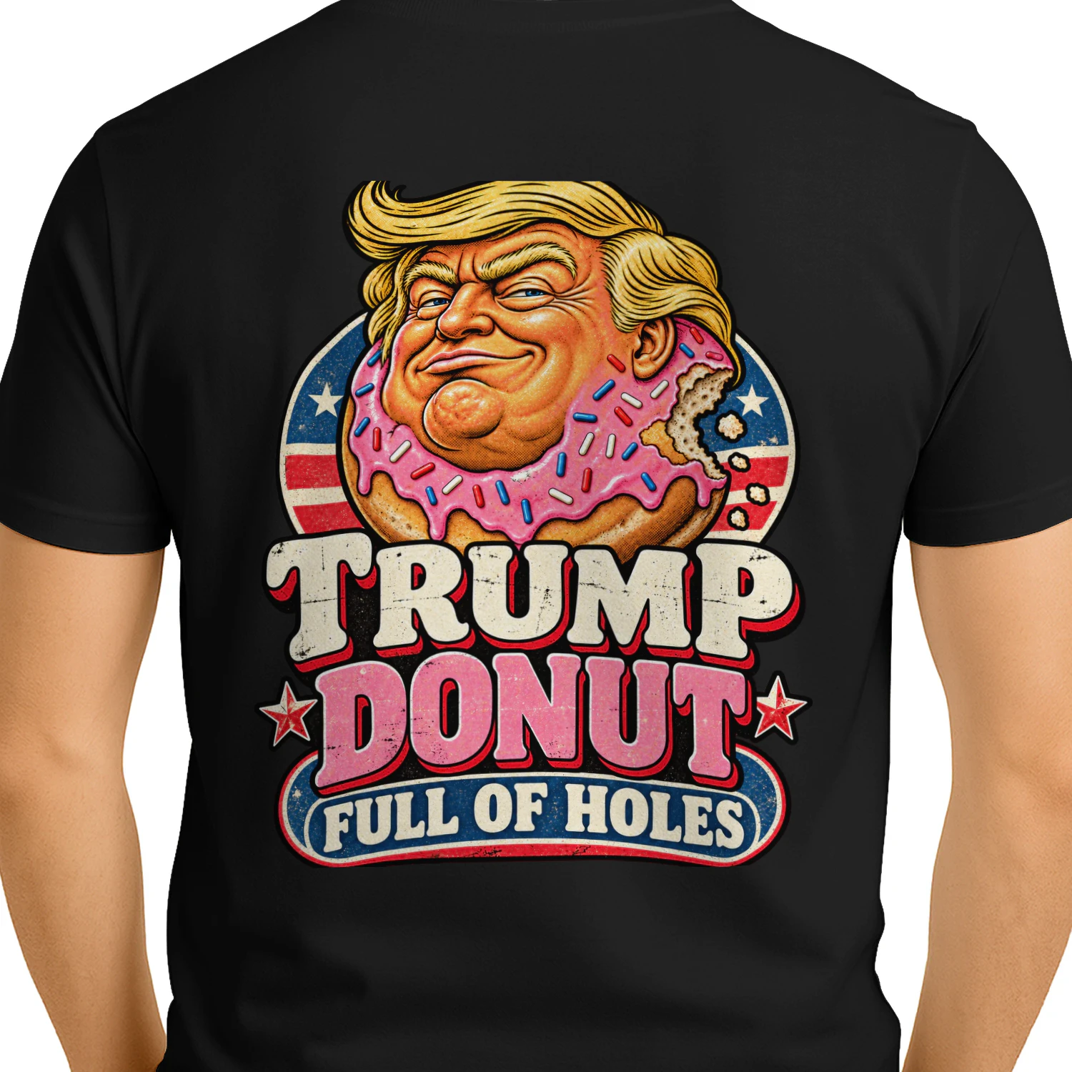 TRUMP DONUT FULL OF HOLES