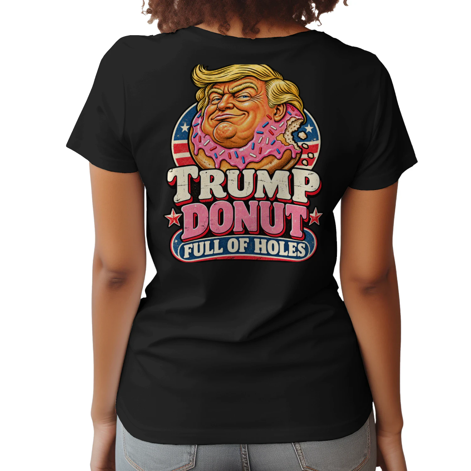 TRUMP DONUT FULL OF HOLES
