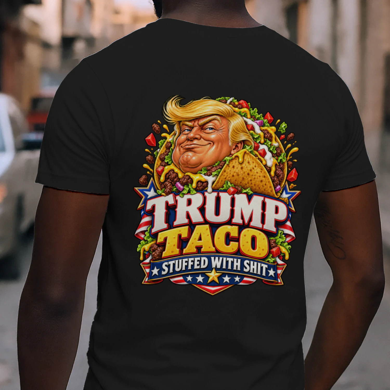 TRUMP TACO STUFFED WITH SHIT