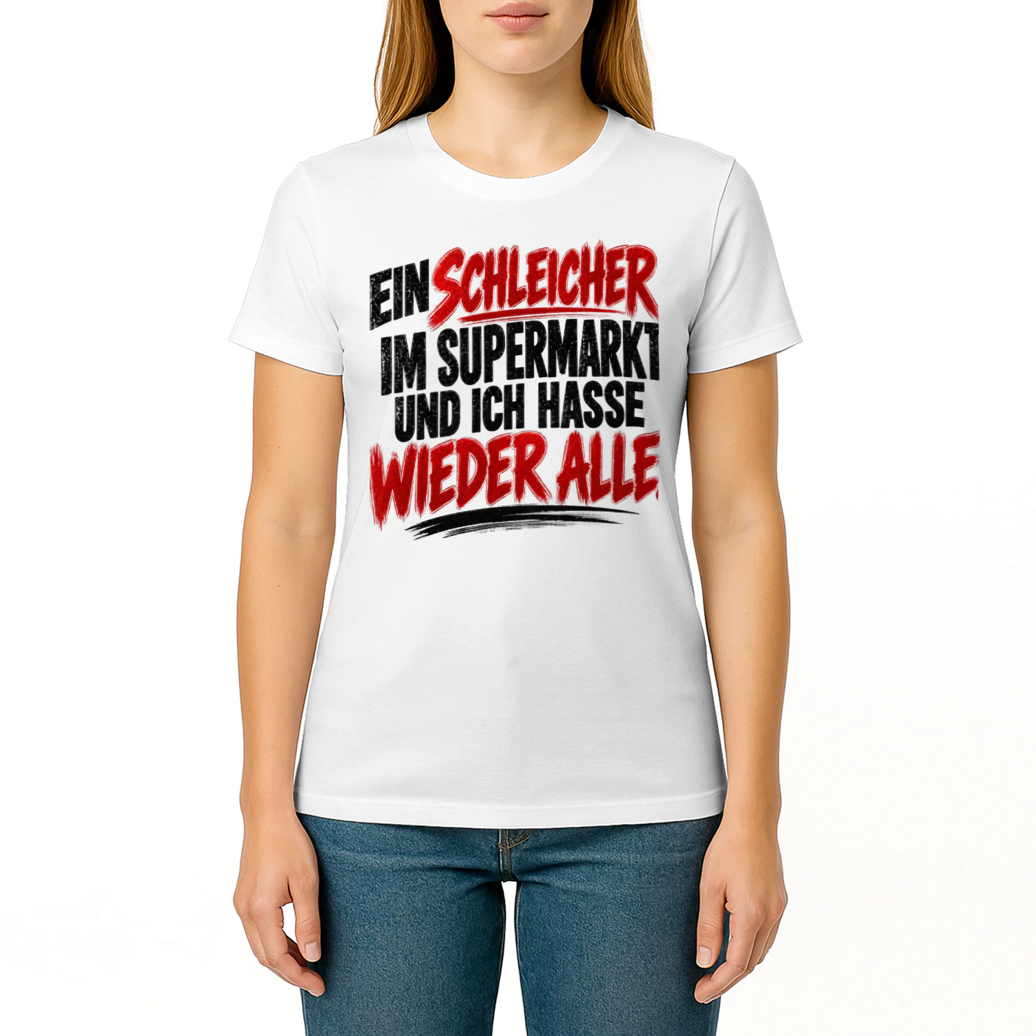 GERMANY - EIN SCHLEICHER IM SUPERMARKT UND ICH HASSE WIEDER ALLE