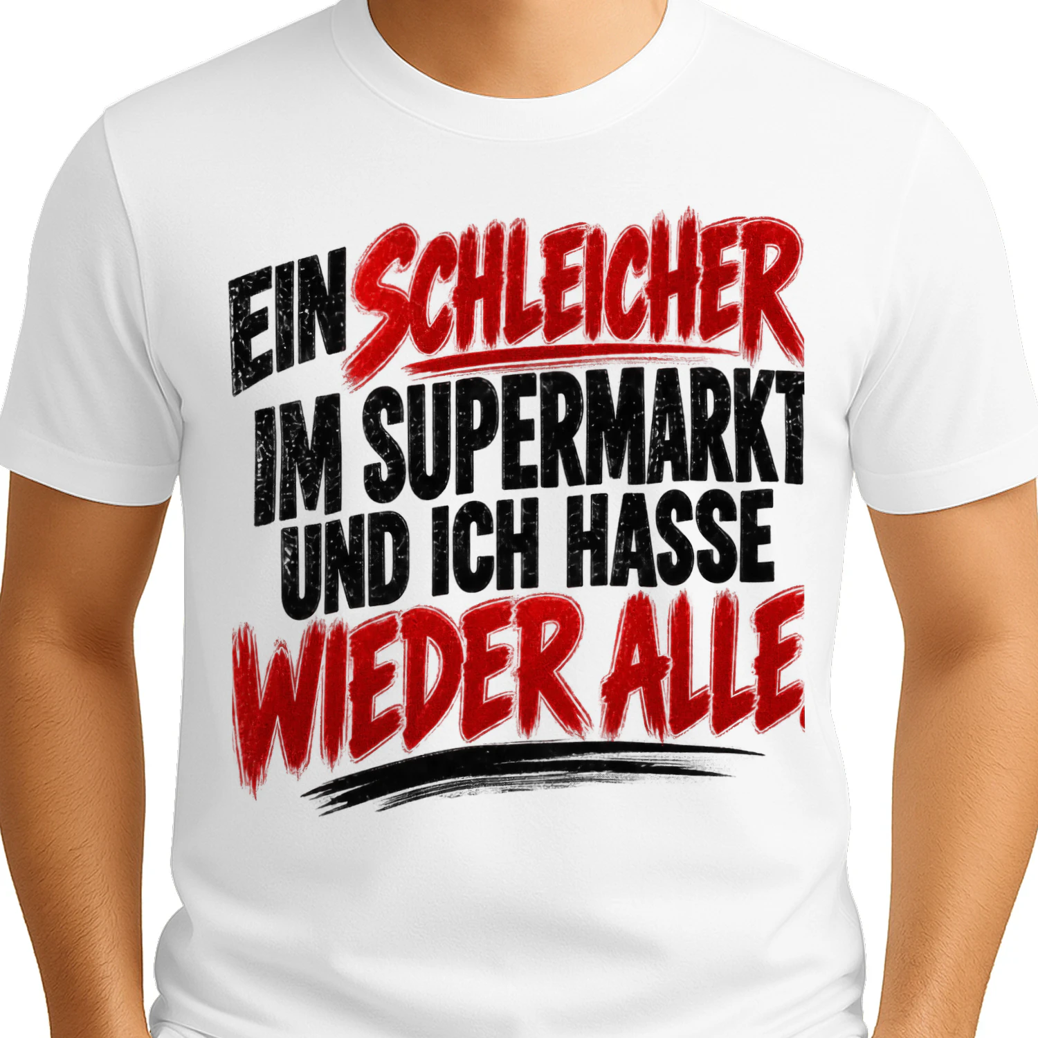 GERMANY - EIN SCHLEICHER IM SUPERMARKT UND ICH HASSE WIEDER ALLE