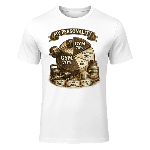 My Personality Gym Edition - Funny Gym Rat Fitness Workout Shirt