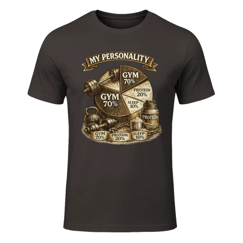 My Personality Gym Edition - Funny Gym Rat Fitness Workout Shirt