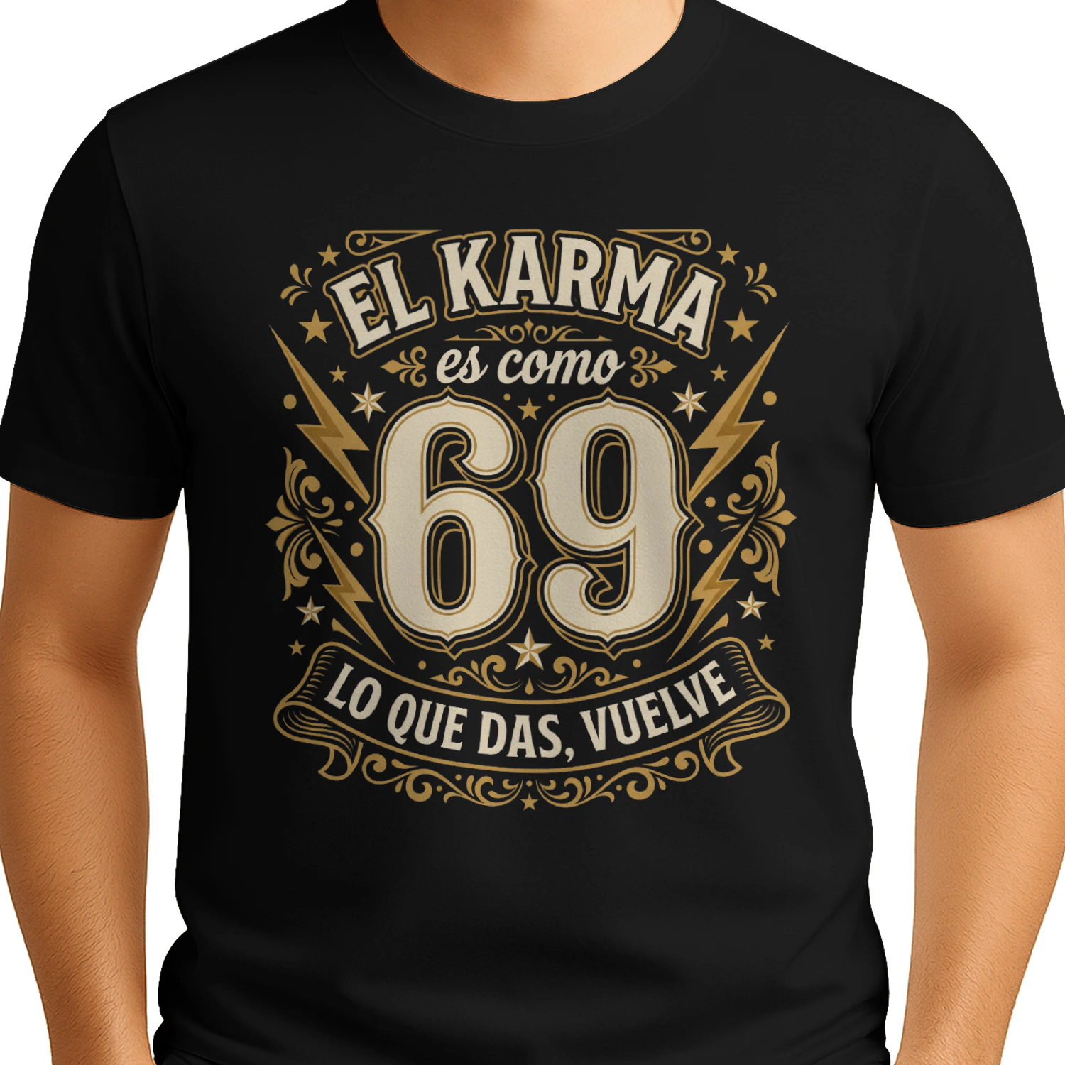 El Karma es como 69 – Lo que das, vuelve | Camiseta Divertida