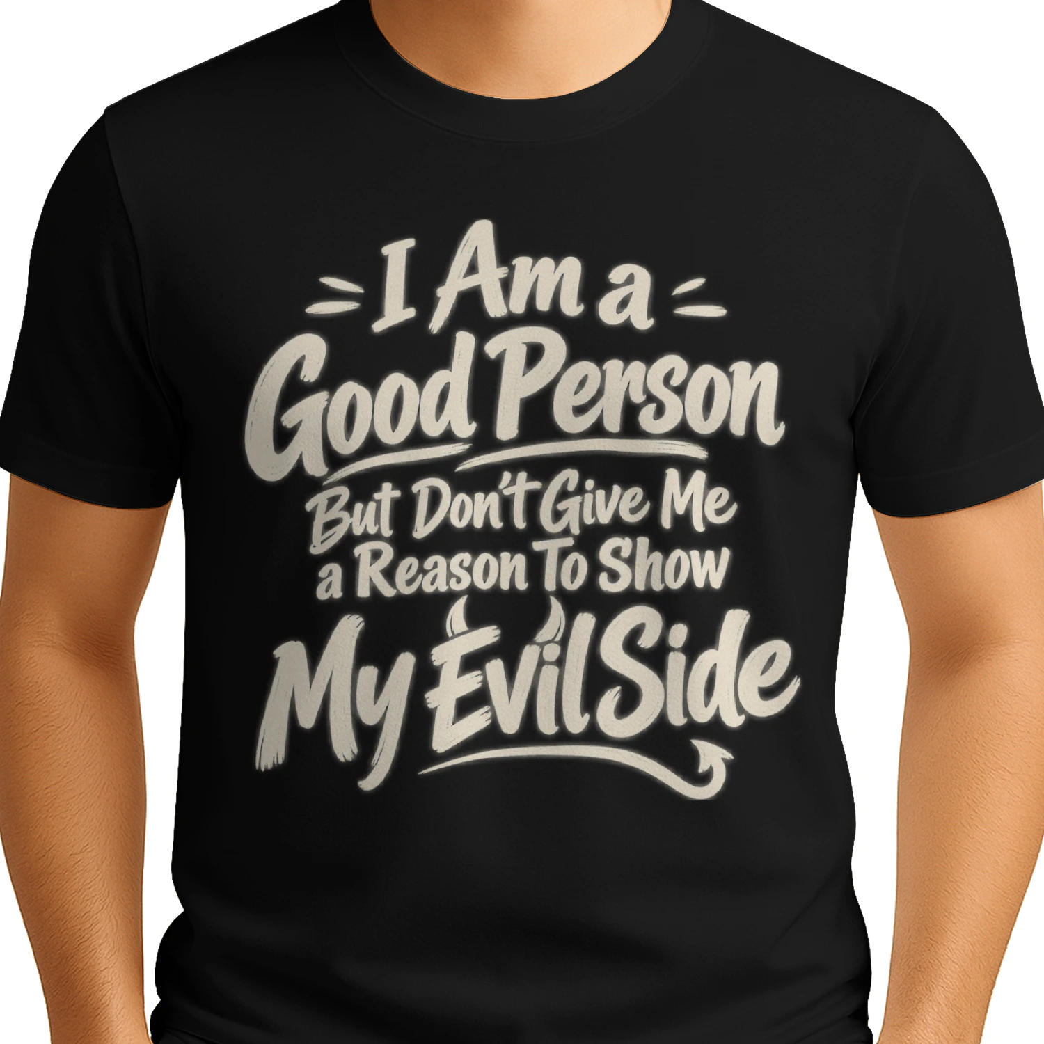 Funny Sarcastic Good Person Evil Side T-Shirt