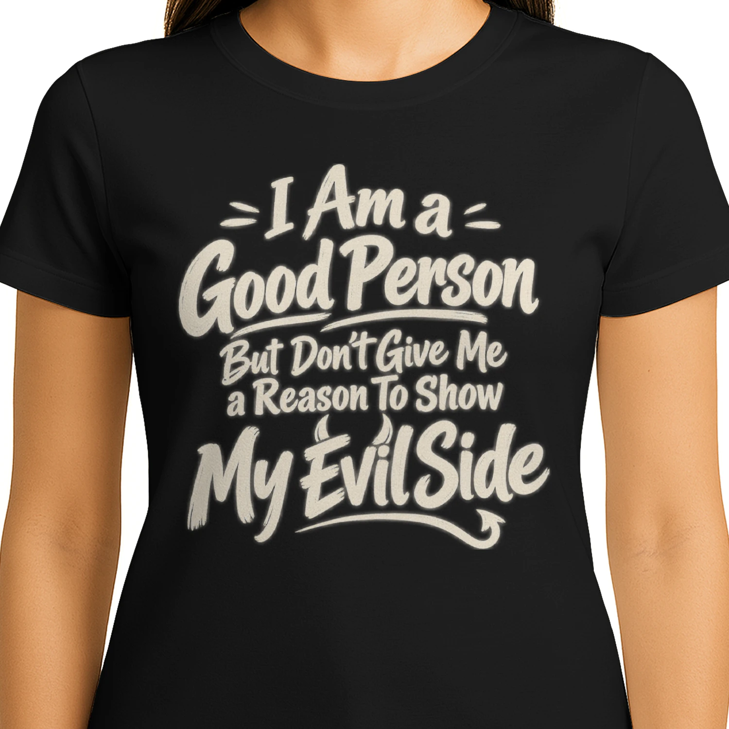 Funny Sarcastic Good Person Evil Side T-Shirt