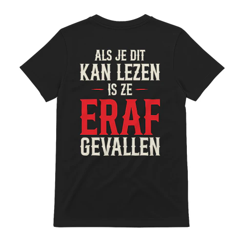 Ze is eraf gevallen