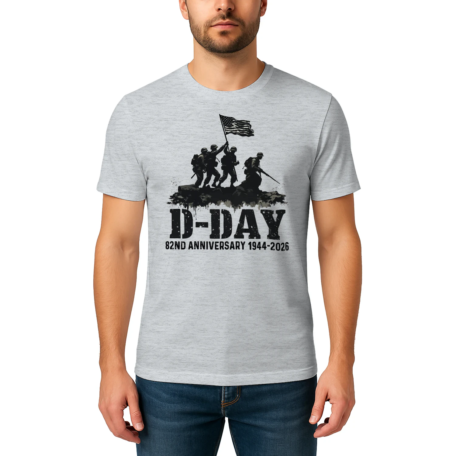 Omaha Beach D-Day 82 nd Anniversary Honor History normandy Classic Unisex T-shirt