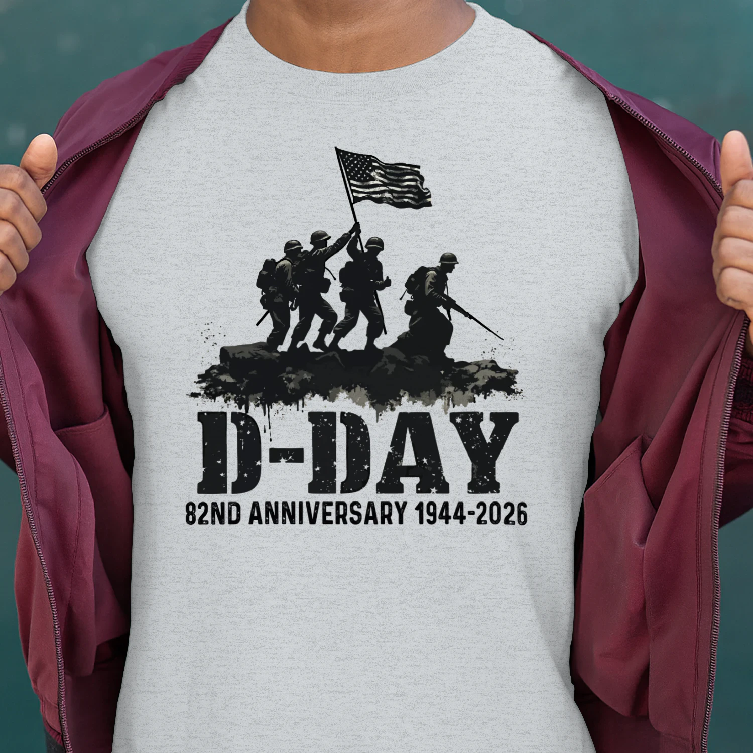 Omaha Beach D-Day 82 nd Anniversary Honor History normandy Classic Unisex T-shirt