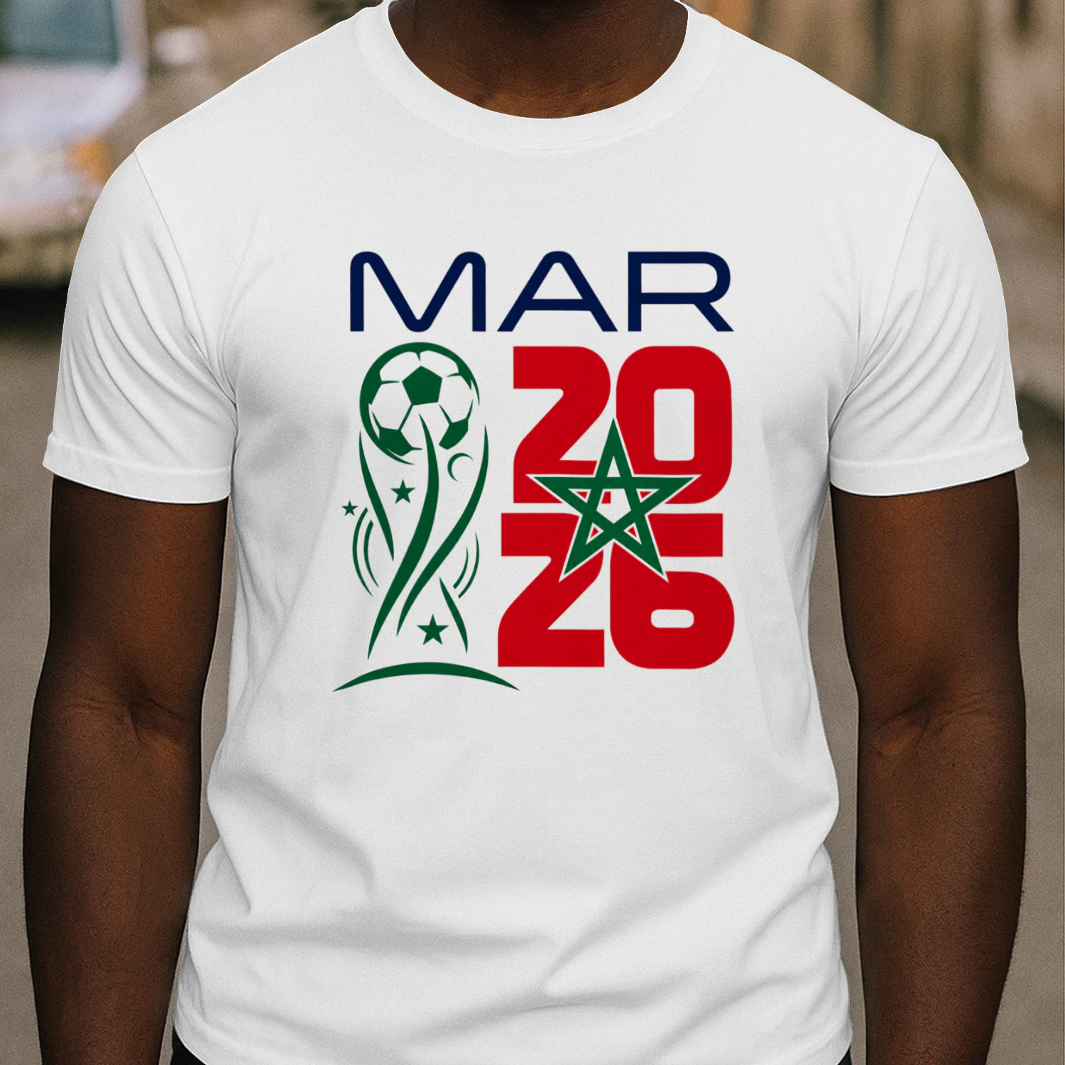 T-shirt Fans Morocco World Cup 2026