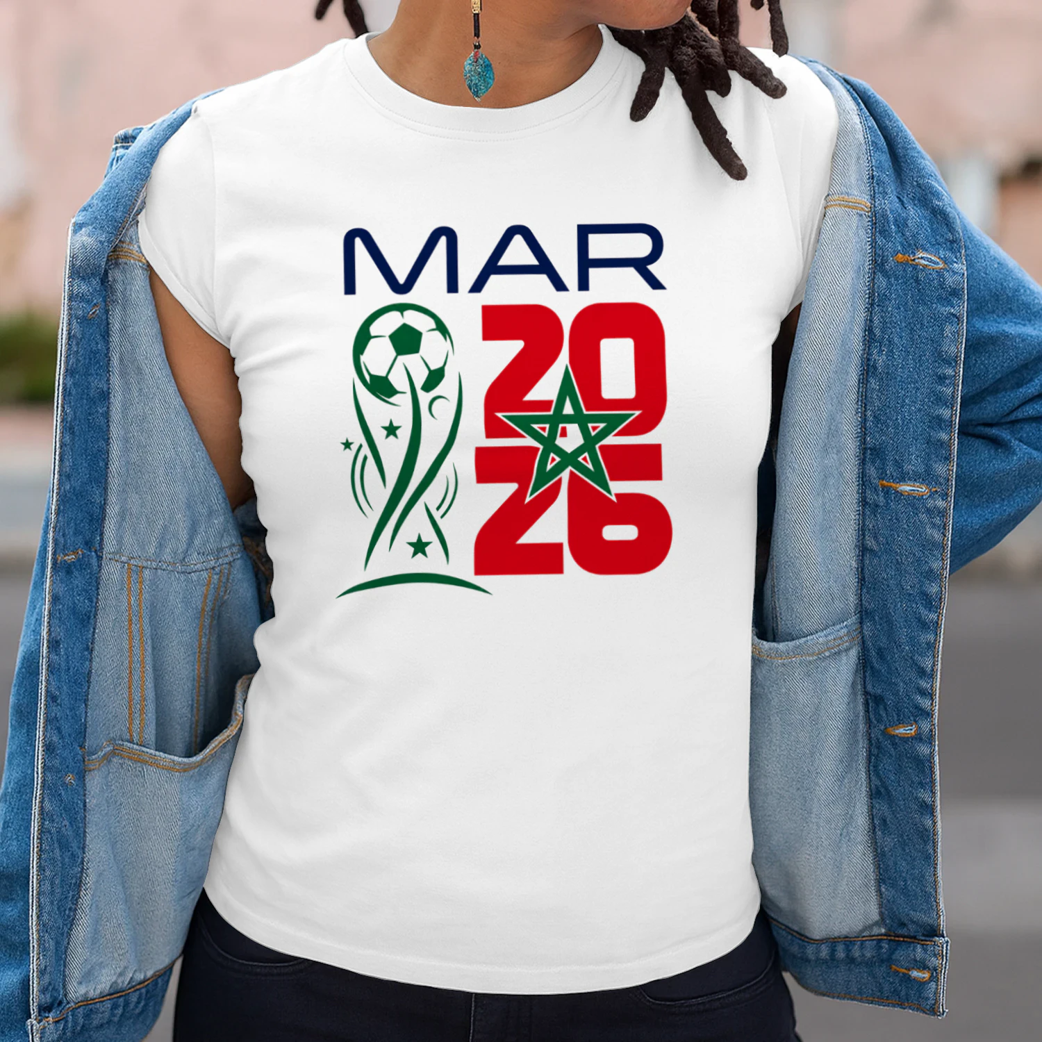 T-shirt Fans Morocco World Cup 2026