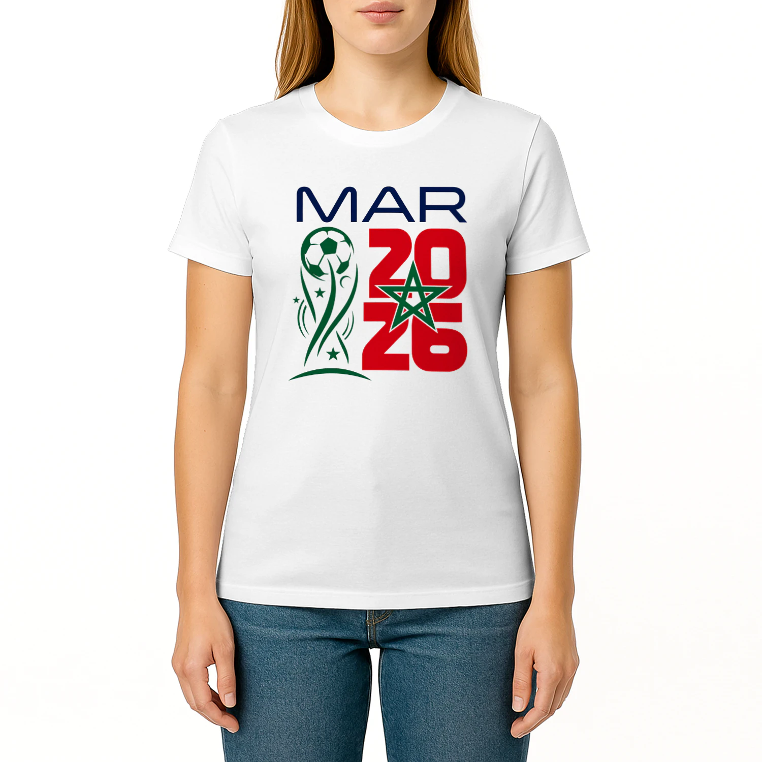 T-shirt Fans Morocco World Cup 2026
