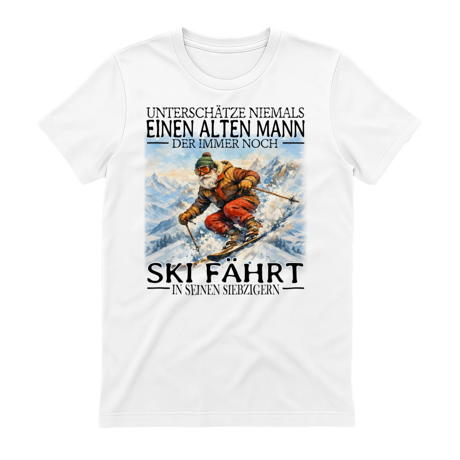 SKI IN SEINEN SIEBZIGERN