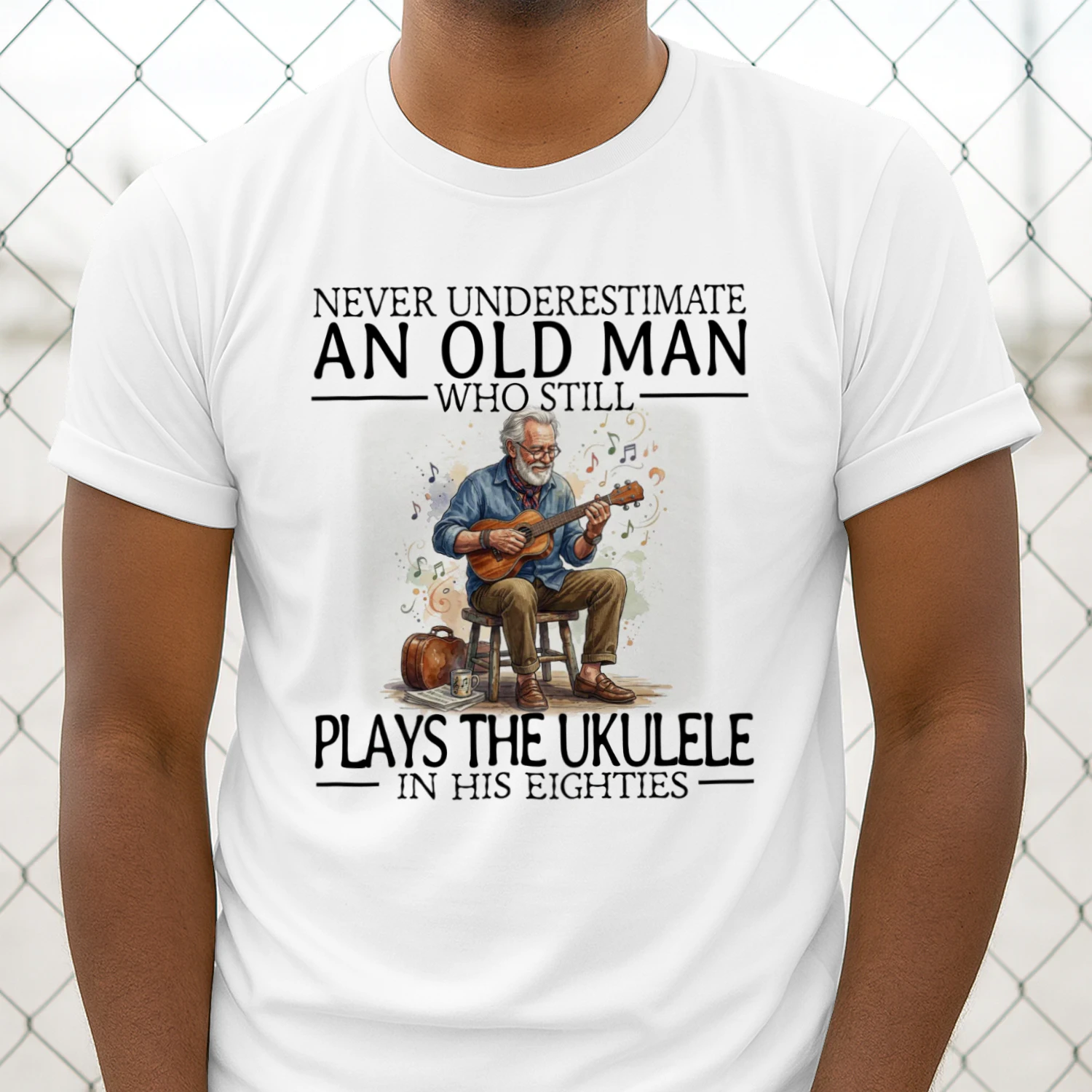 80 years who plays ukelele