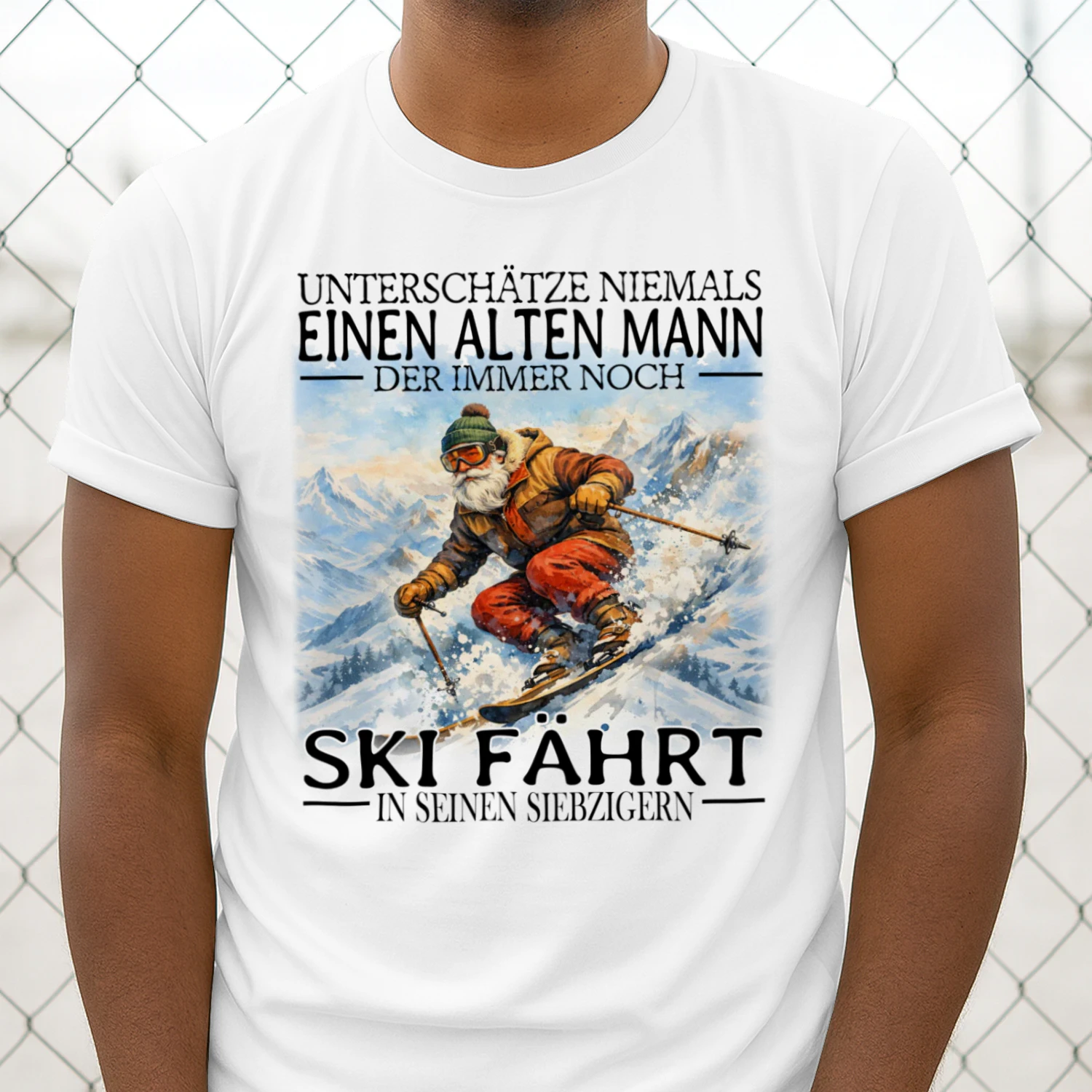 SKI IN SEINEN SIEBZIGERN