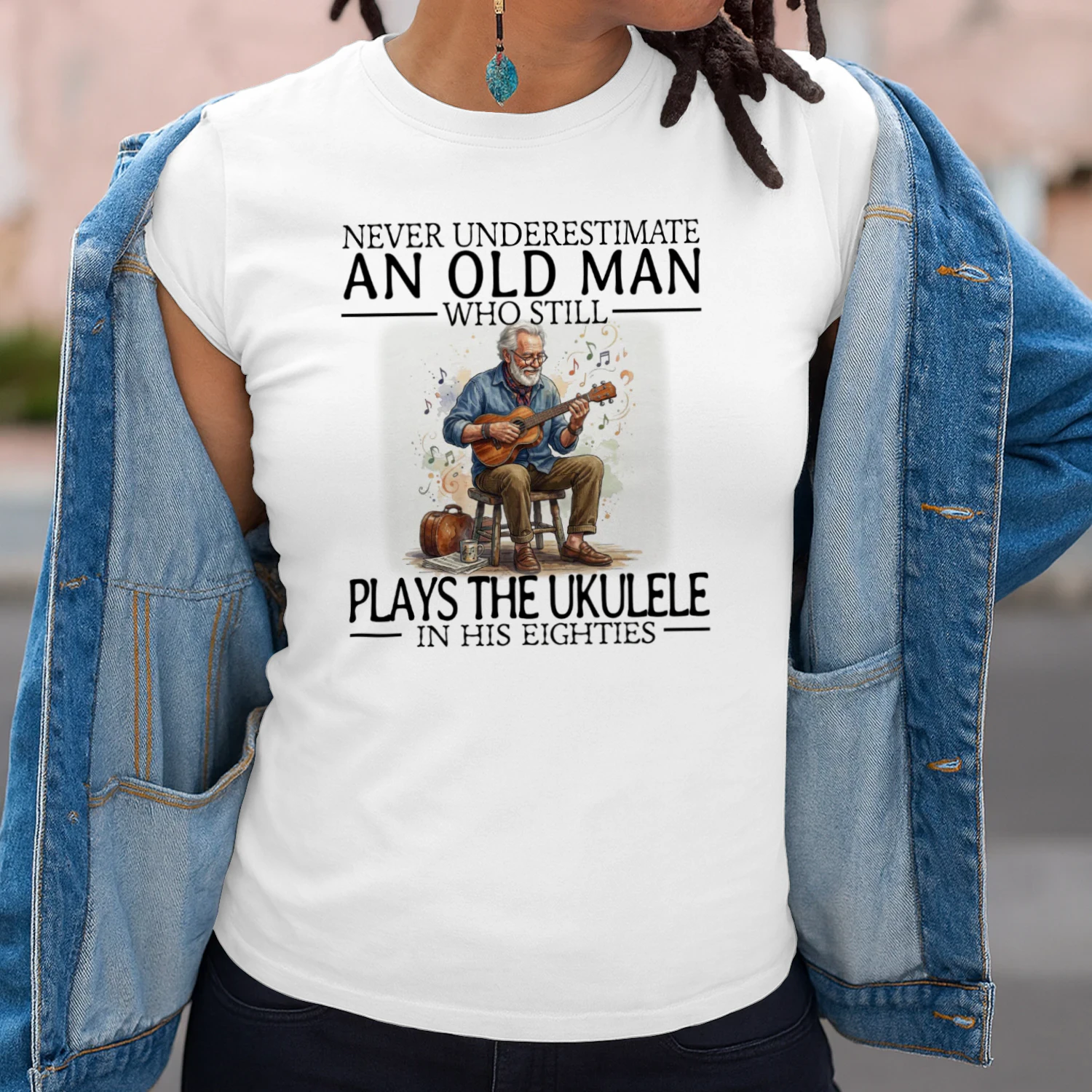 80 years who plays ukelele