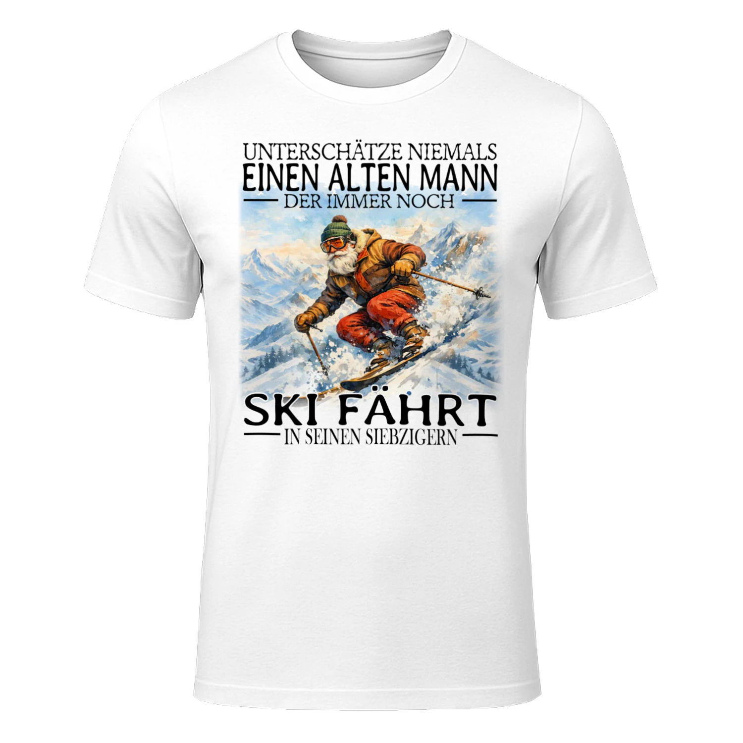 SKI IN SEINEN SIEBZIGERN