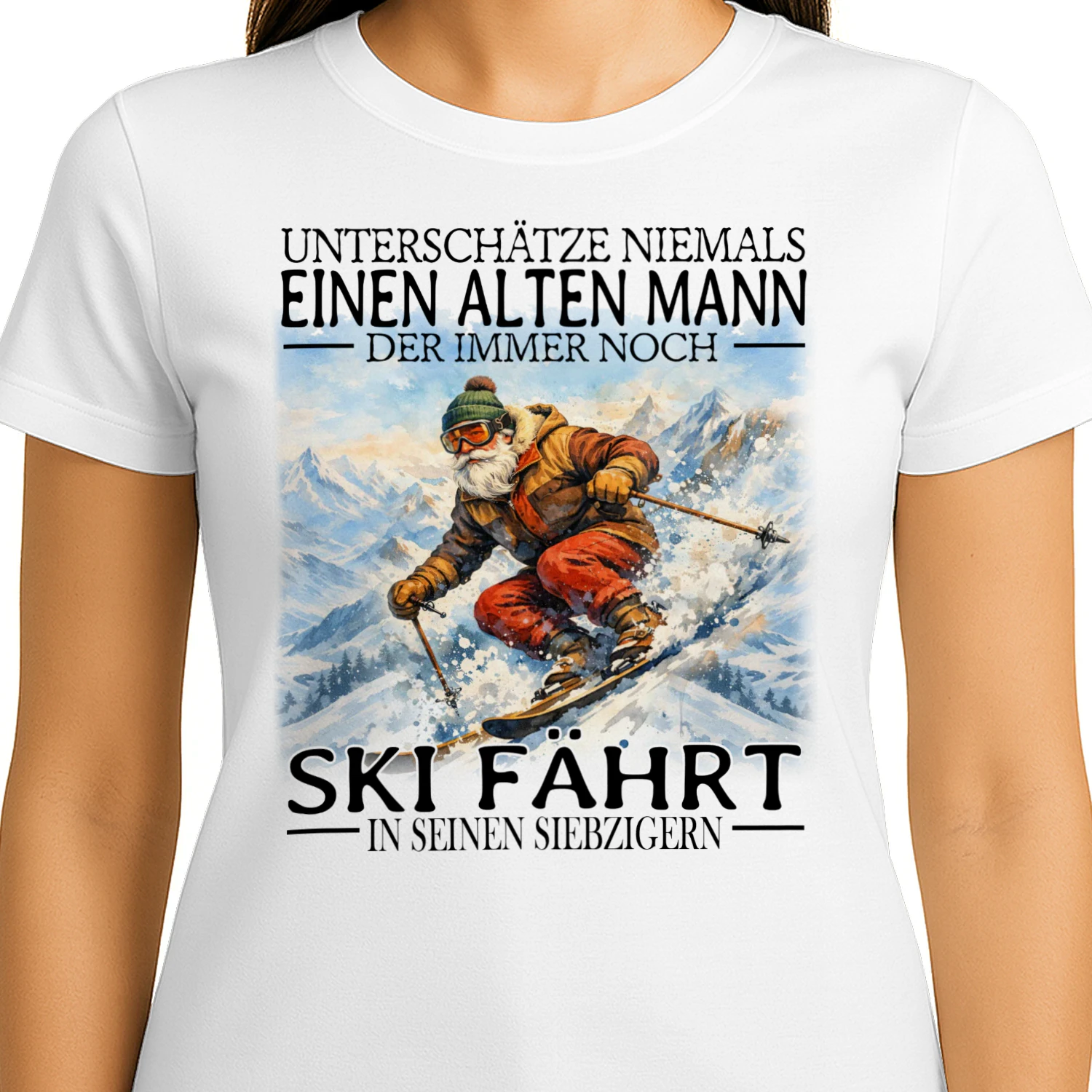 SKI IN SEINEN SIEBZIGERN