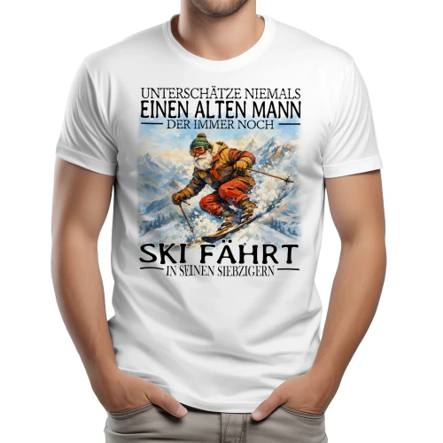 SKI IN SEINEN SIEBZIGERN
