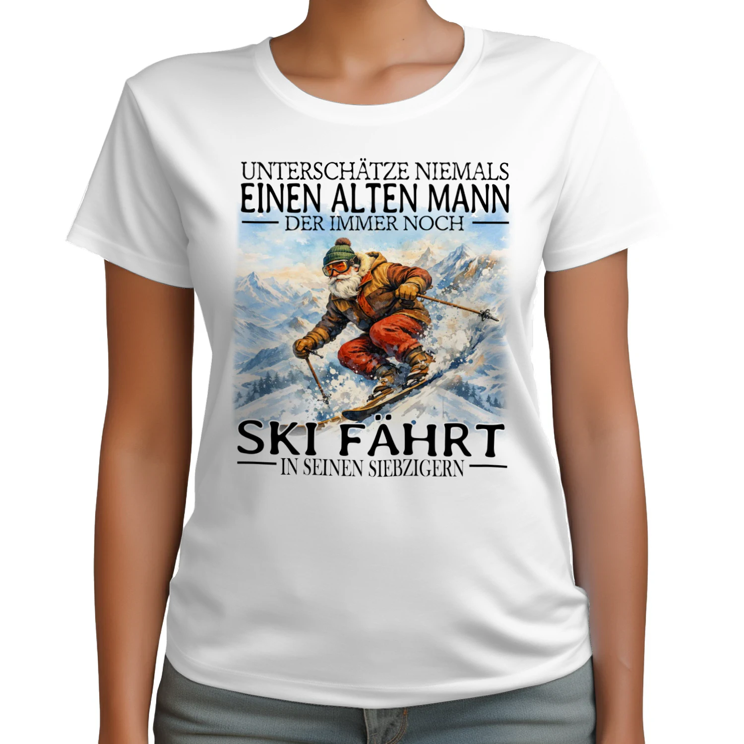 SKI IN SEINEN SIEBZIGERN