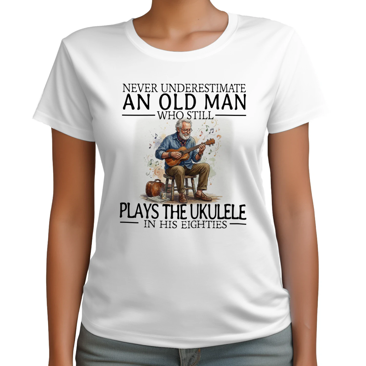 80 years who plays ukelele