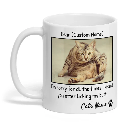 Personalized Funny Rude Cat