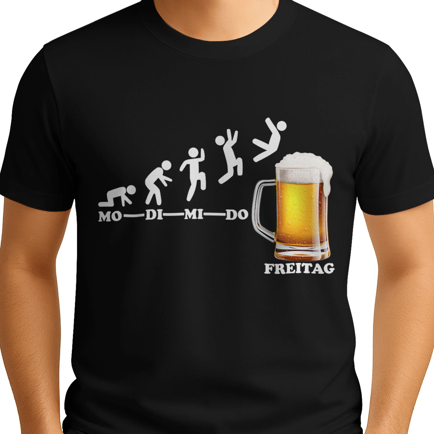 Lustige Bier Sprüche Woche Endlich Freitag Wochenende T-Shirt