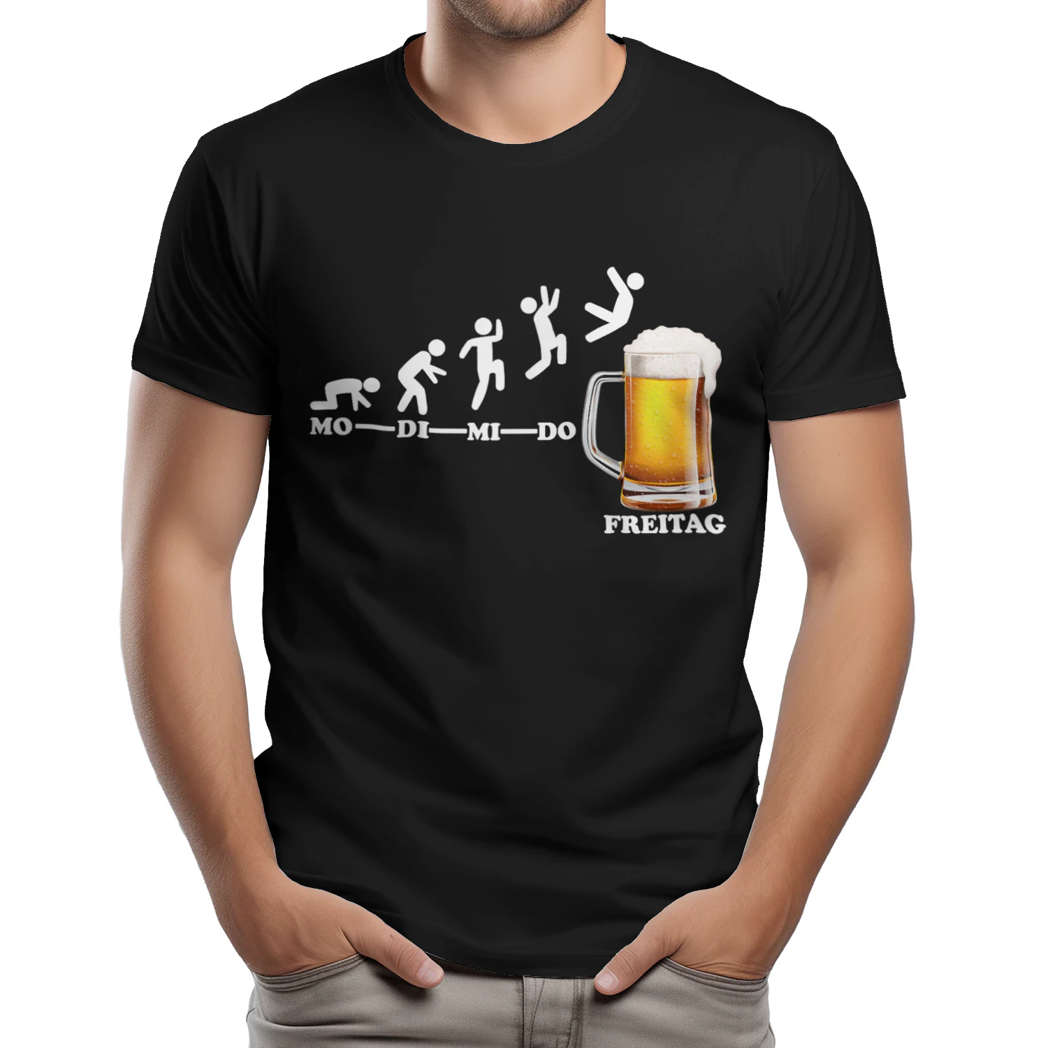 Lustige Bier Sprüche Woche Endlich Freitag Wochenende T-Shirt