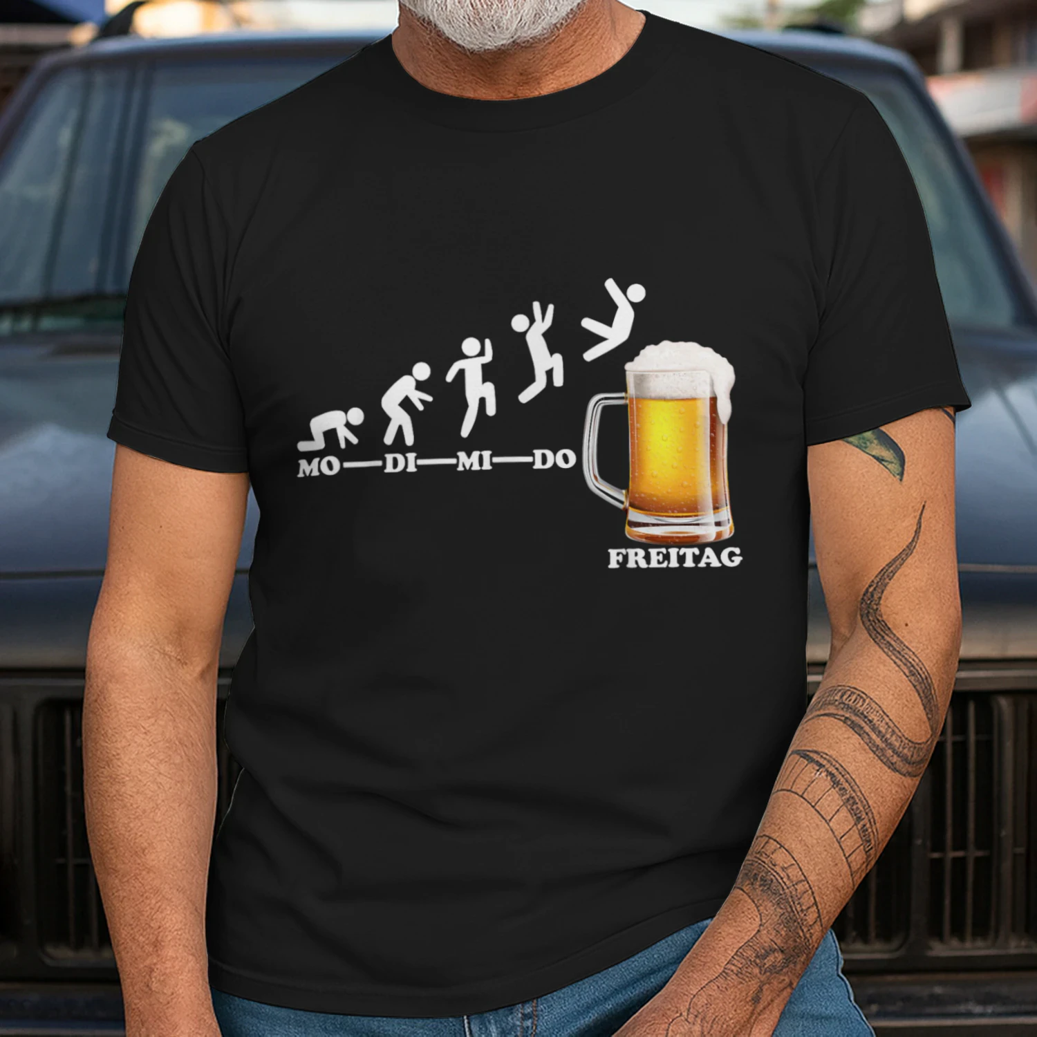 Lustige Bier Sprüche Woche Endlich Freitag Wochenende T-Shirt
