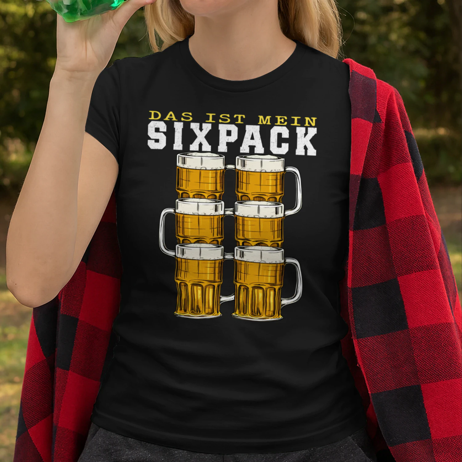 Das ist mein Sixpack – Lustiges Bier T-Shirt für Herren | Geschenk für Bierliebhaber