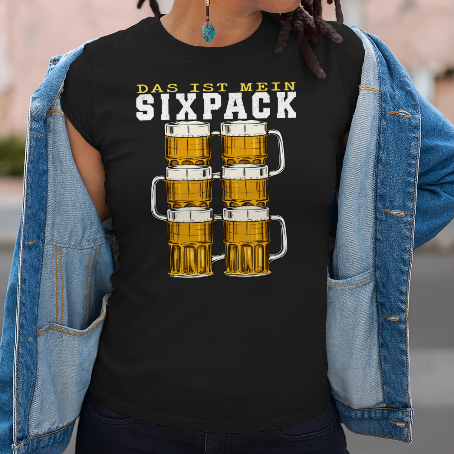 Das ist mein Sixpack – Lustiges Bier T-Shirt für Herren | Geschenk für Bierliebhaber