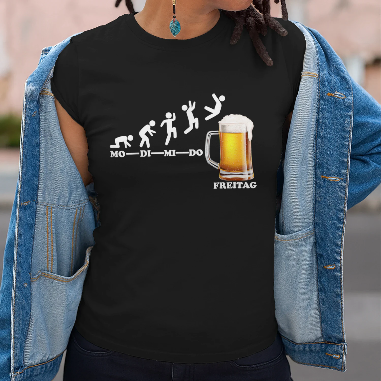 Lustige Bier Sprüche Woche Endlich Freitag Wochenende T-Shirt