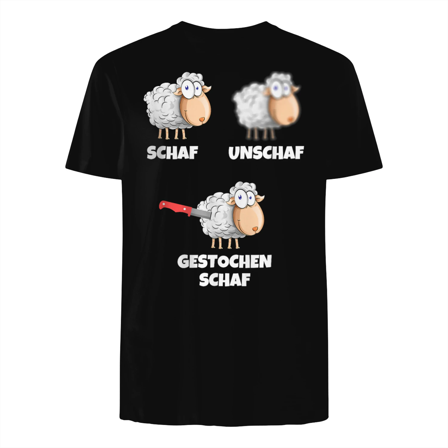 Schaf Herren, Halbarm, Unschaf Gestochen Schaf Lustiger Spruch Fotografen T-Shirt
