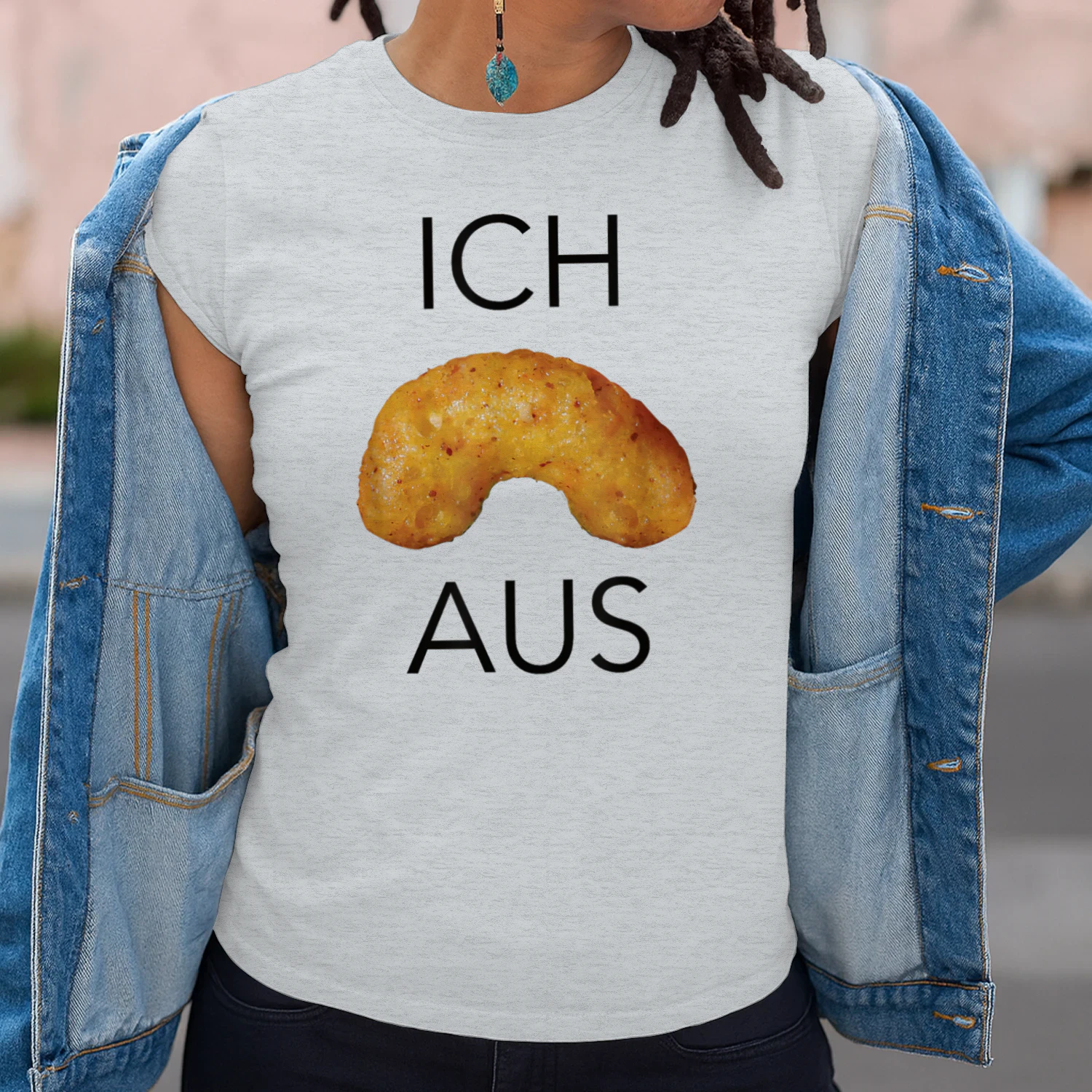 Lustige Erdnussflips Geschenke Ich flip aus Erdnussflip T-Shirt Grau Meliert Cartoon Unisex Erwachsener S Klassische Passform Kurzarm