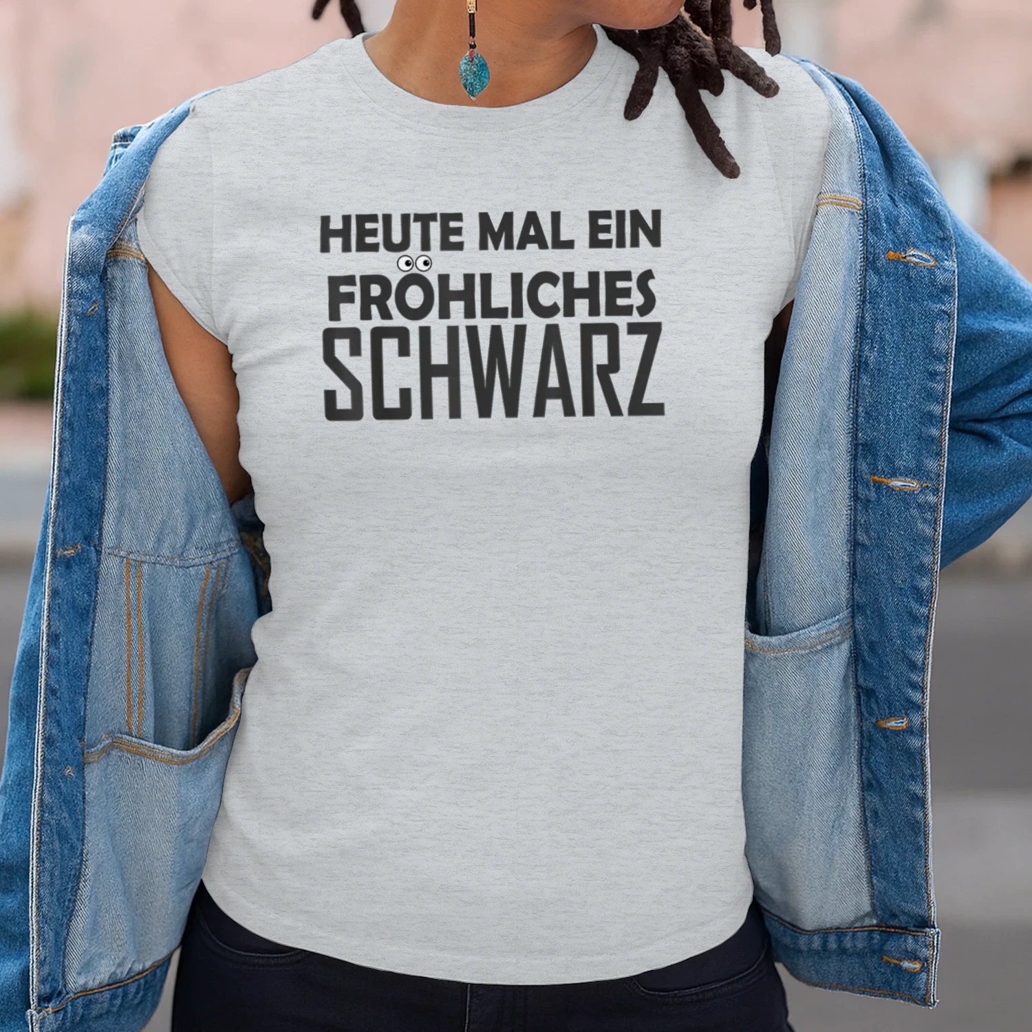 Heute mal EIN fröhliches schwarz Spruch T-Shirt