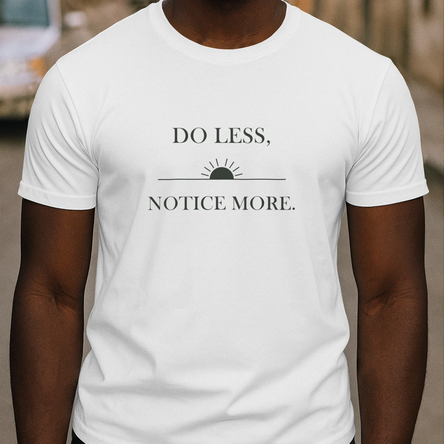 Do Less, Notice More — Eye Line T-shirt